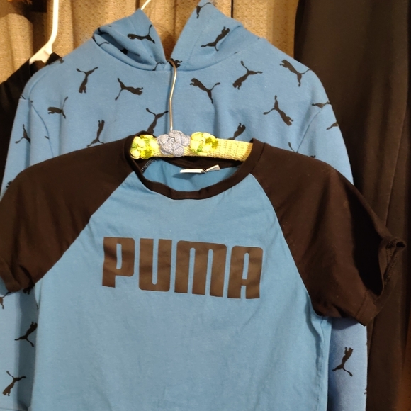 Puma Kids Matching Set - Black and Blue - Picture 6 of 8